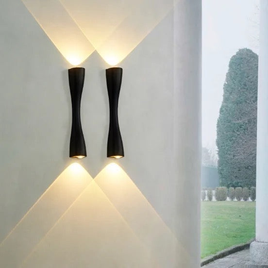 Lightigious™ - Modern LED Wall Lamp (Indoor/Outdoor, Waterproof, Golden/Black Finish)