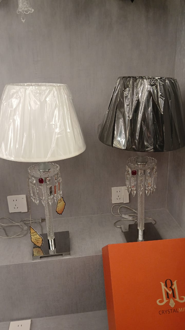 Lightigious | The Baccarat Rouge Crystal table lamp