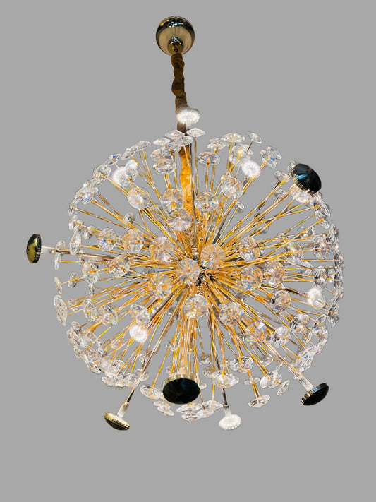Lightigious™ - Modern LED Crystal Chandelier (Golden, Glamorous Design, Warm White)