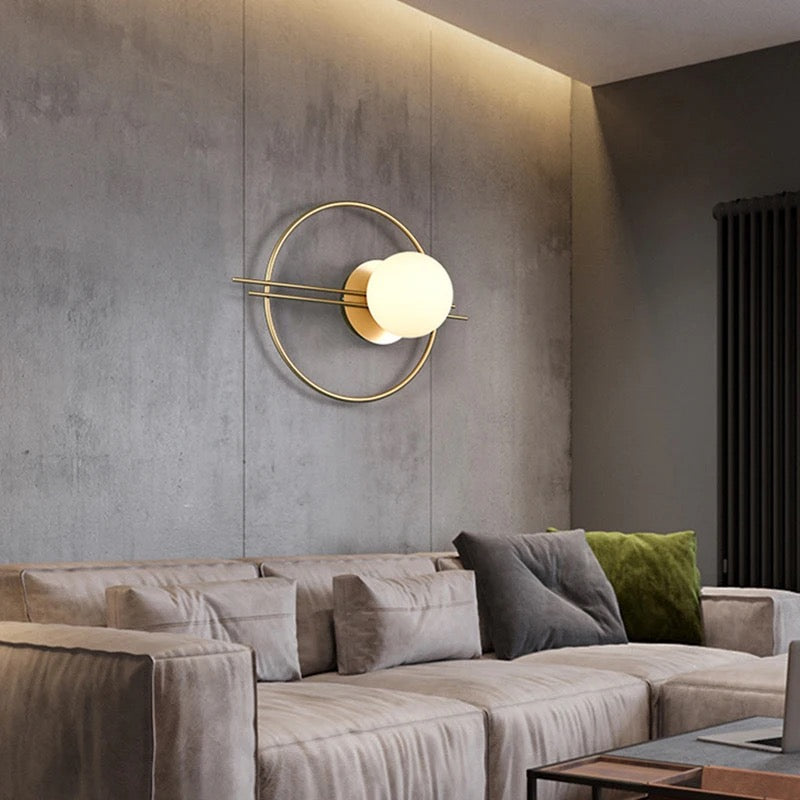 Lightigious™ - Modern Globe Wall Light, Frosted Glass, E27 Holder