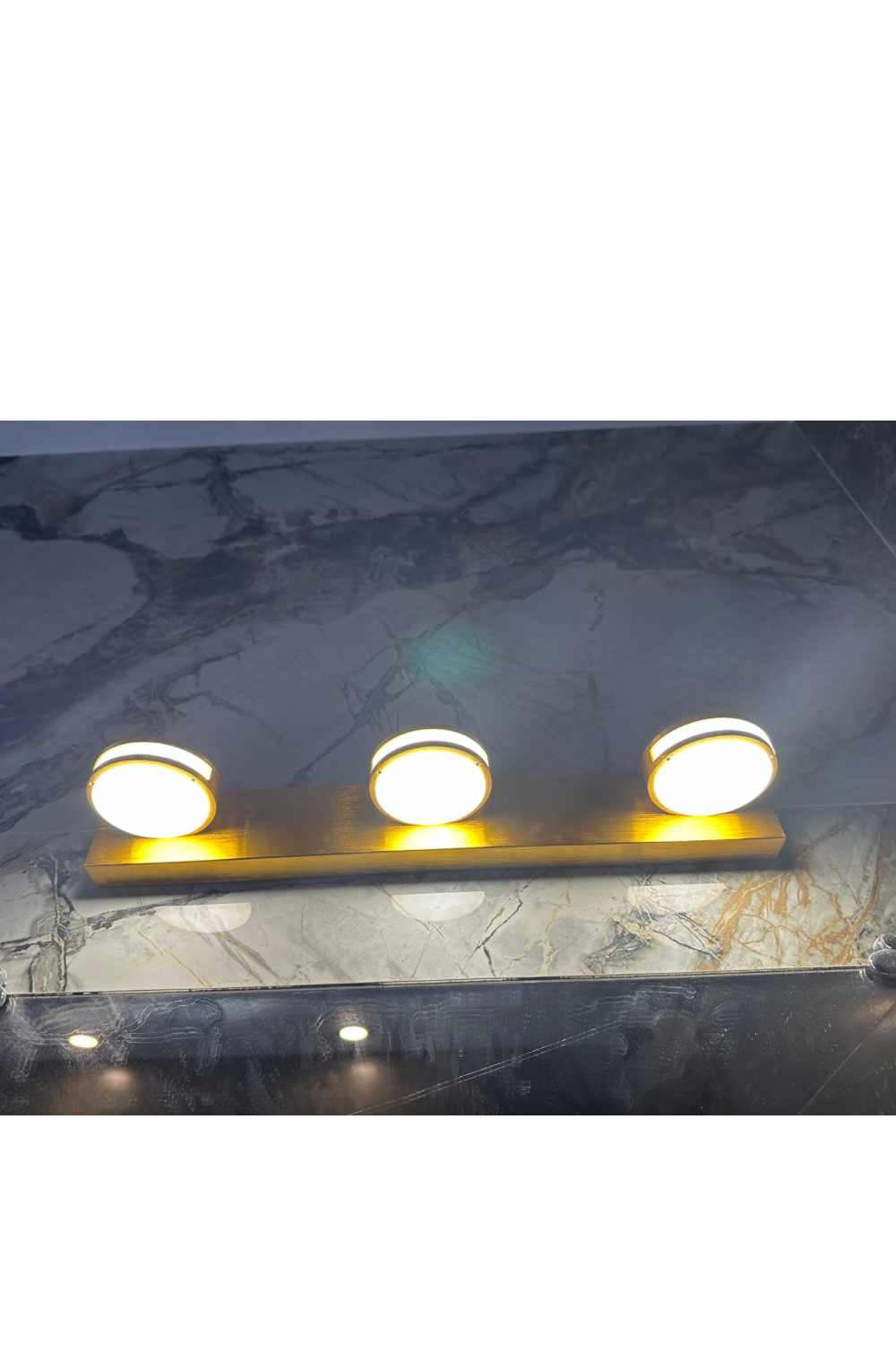 Lightigious™ - Golden Vanity Light (SMD LED, Modern Design)
