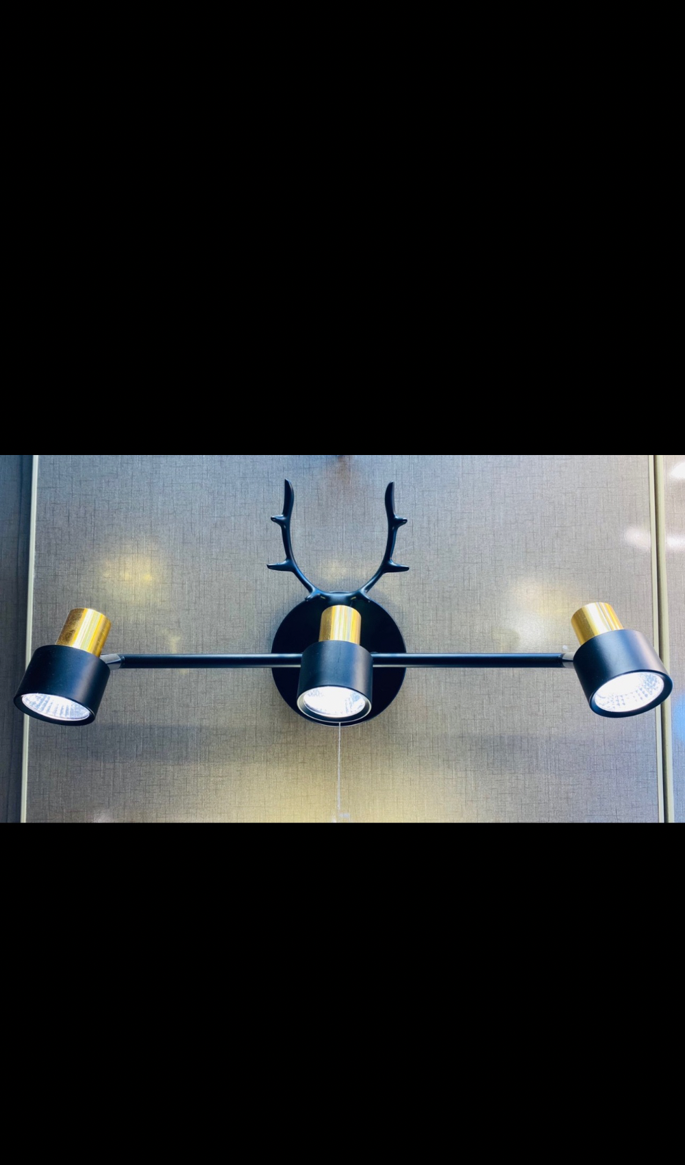 Lightigious Black Deer Picture Light product render front view