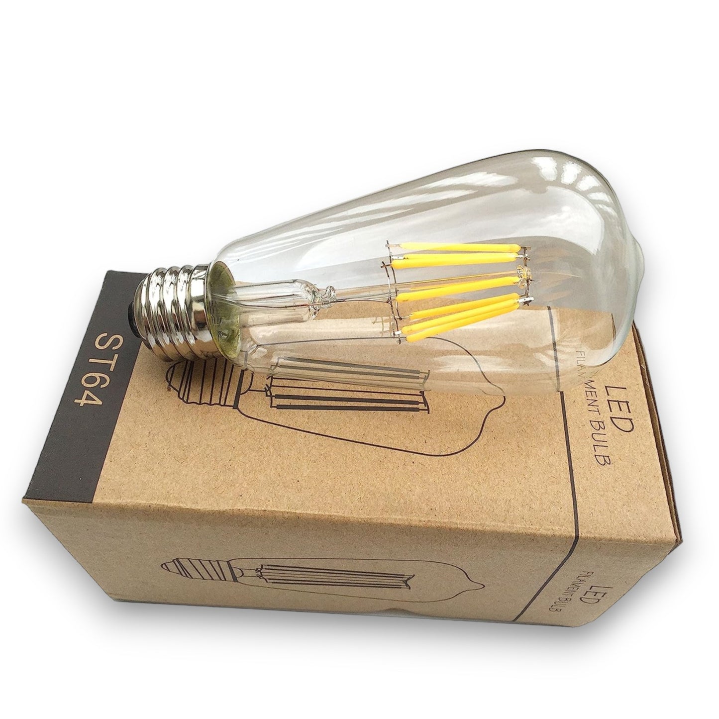Lightigious™ - 4W Warm , White Vintage LED Edison Bulb With E27 Base