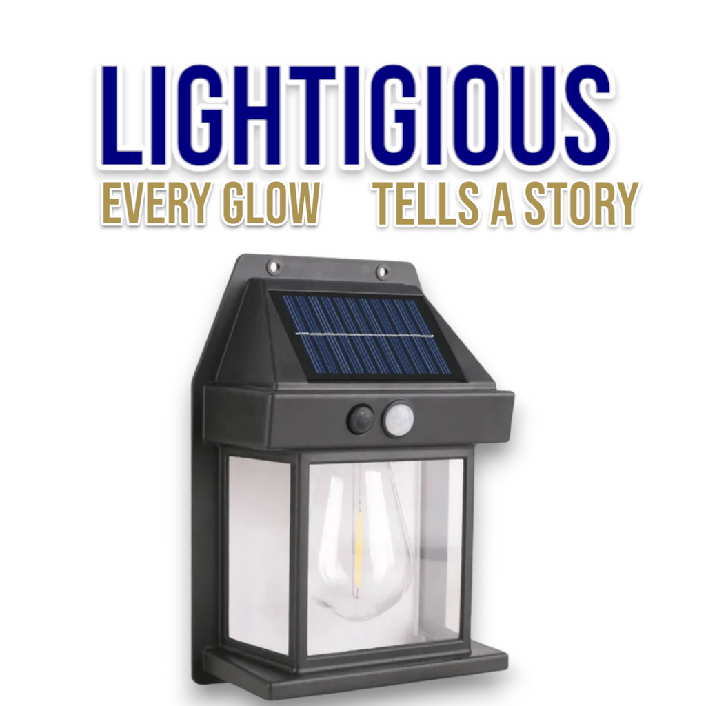 Lightigious™ - Solar LED Waterproof Wall Light with Sensor