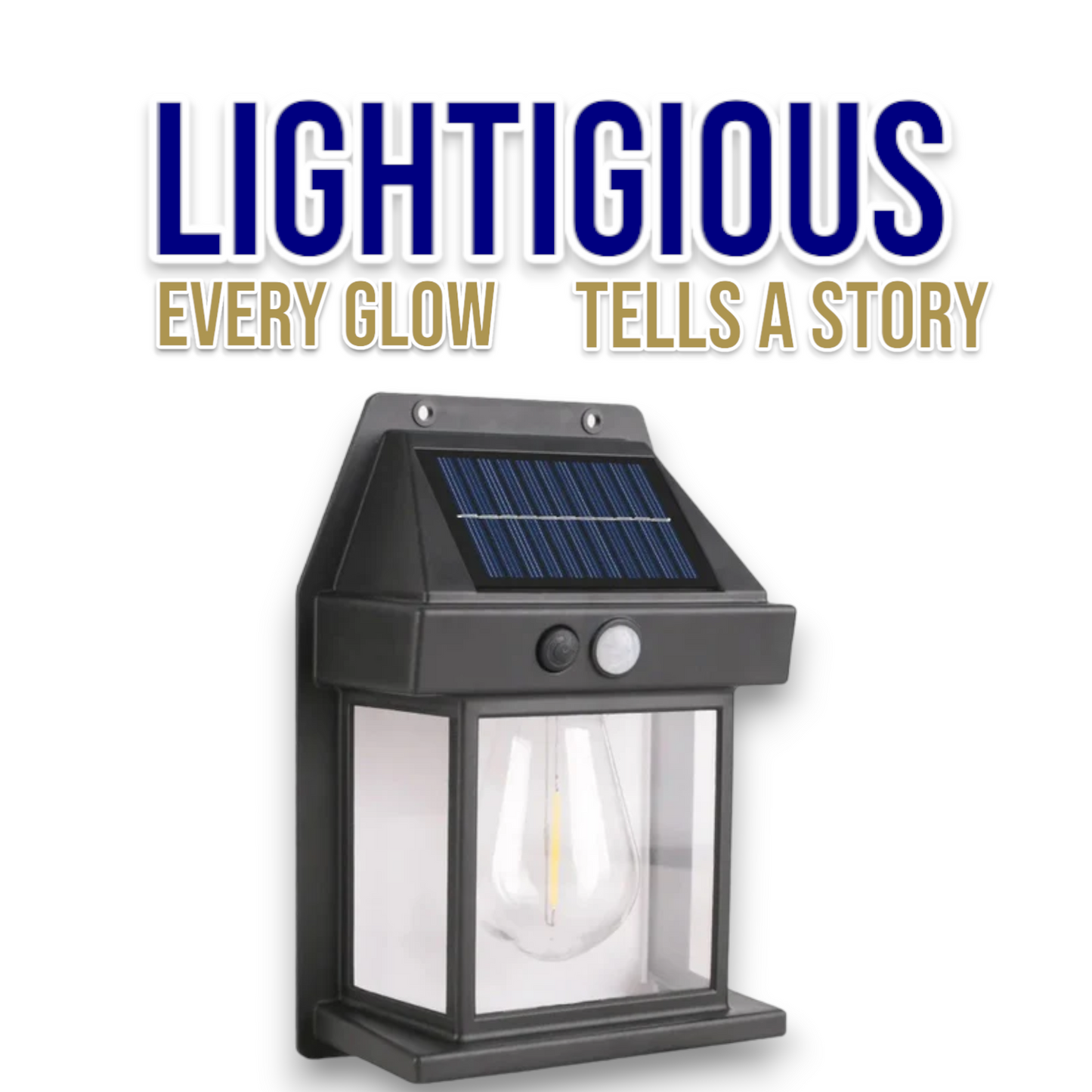 Lightigious™ - Solar LED Waterproof Wall Light with Sensor