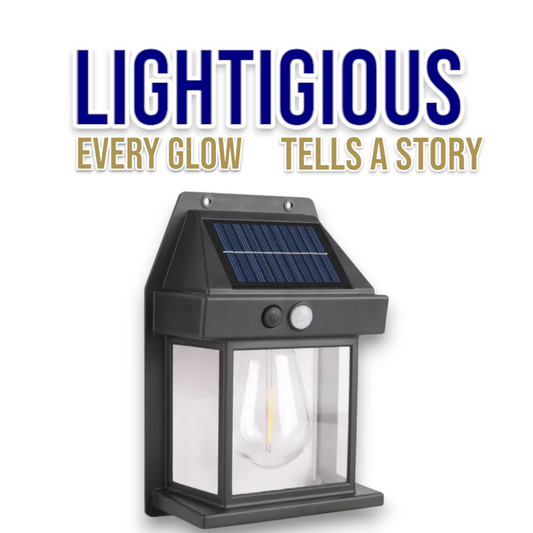 Lightigious™ - Solar LED Waterproof Wall Light with Sensor