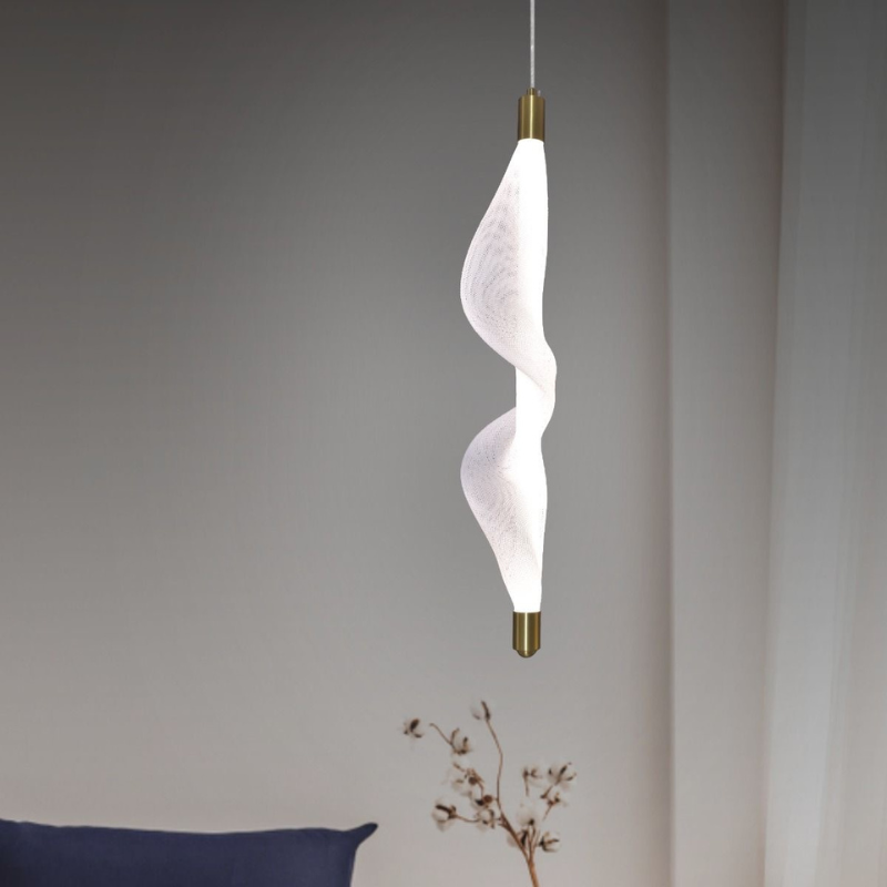 Lightigious Frily Wicker Pendant Lamp warm LED rattan hanging light