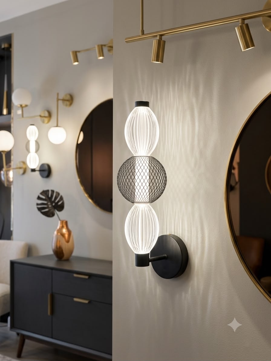 Lightigious™ -  Black Mesh Globe