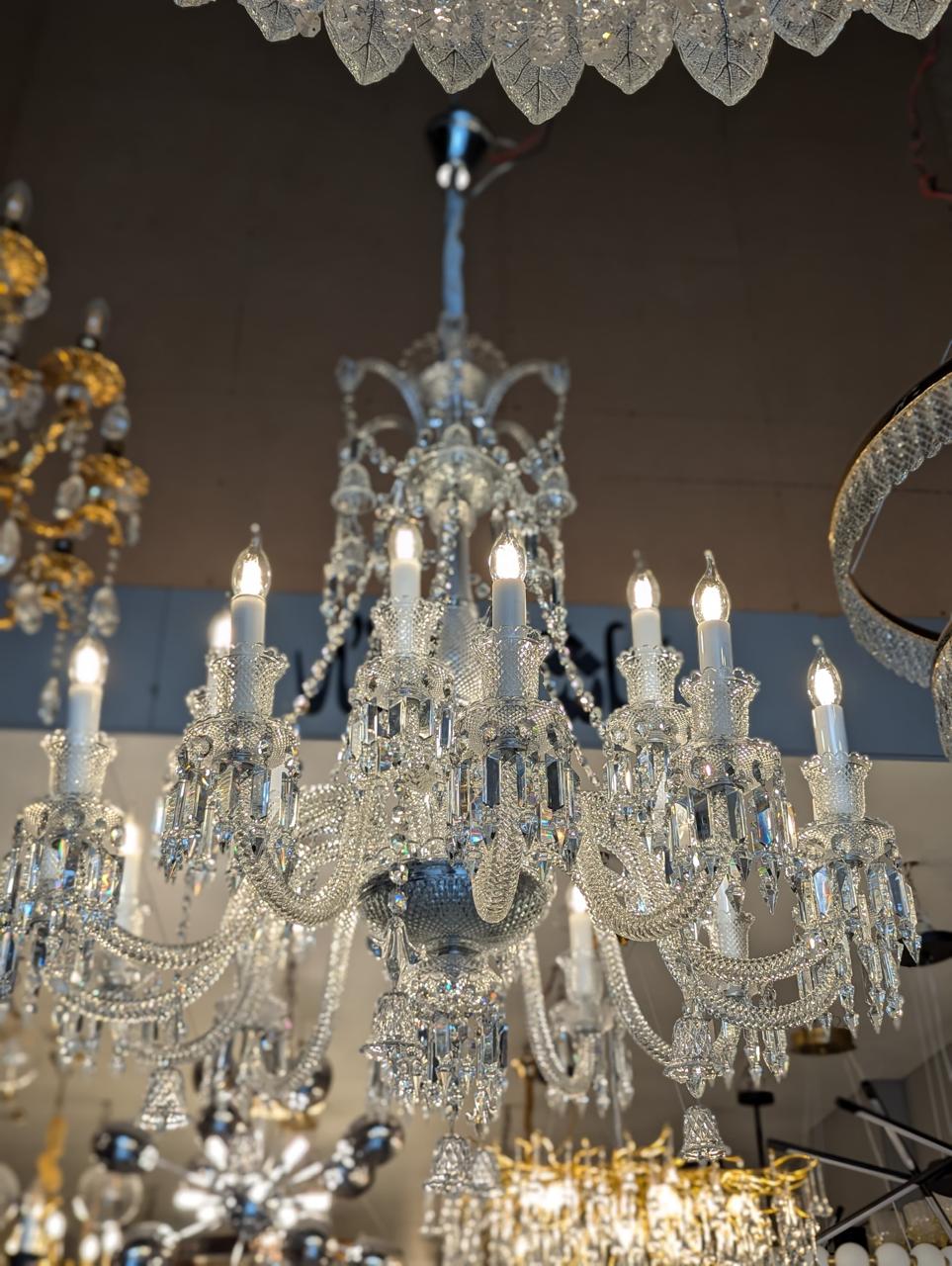 Lightigious™ – Luxury White Baccarat  Crystal Chandelier