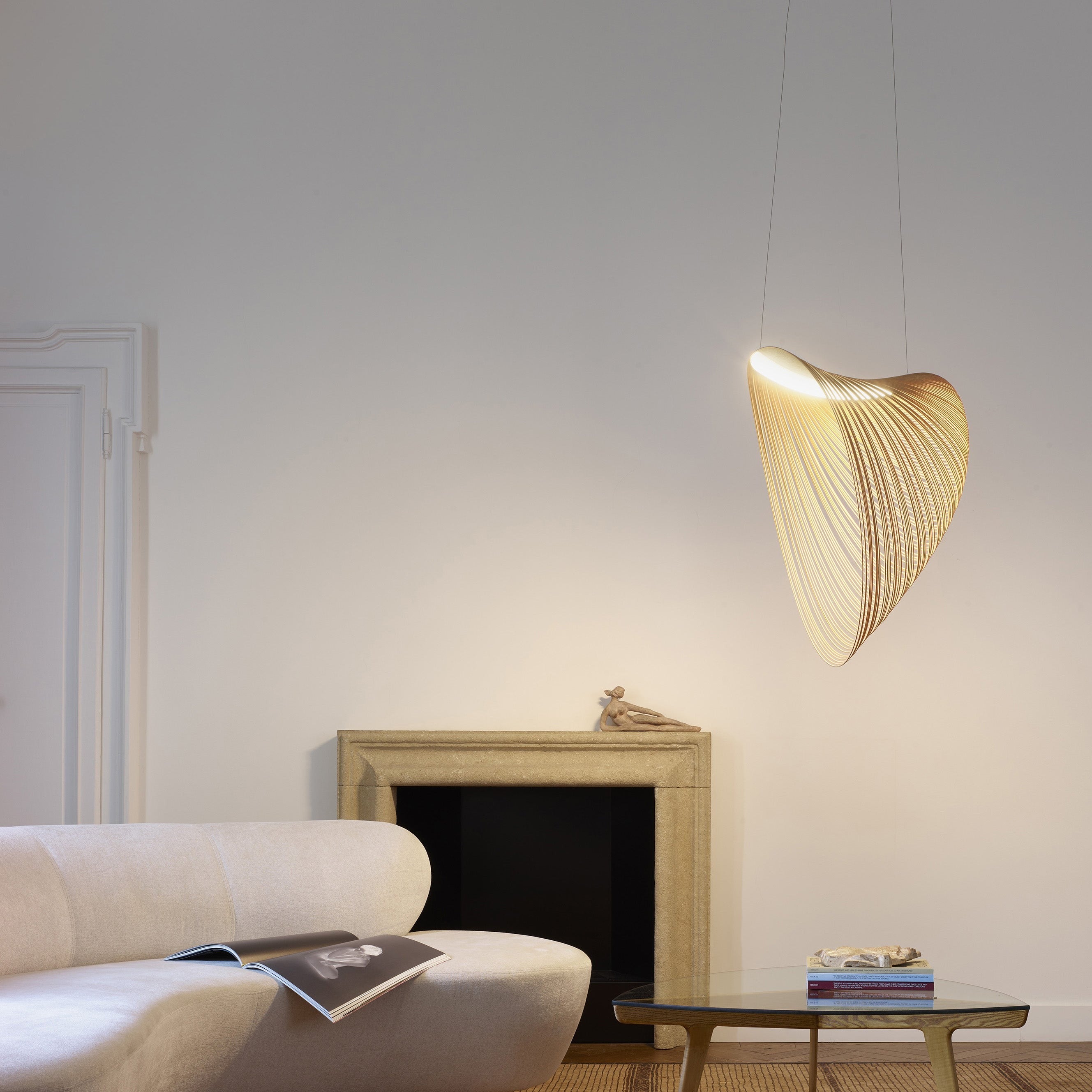 Lightigious™ Halo Drift Designer Chandelier – Sculptural Ambient Lighting