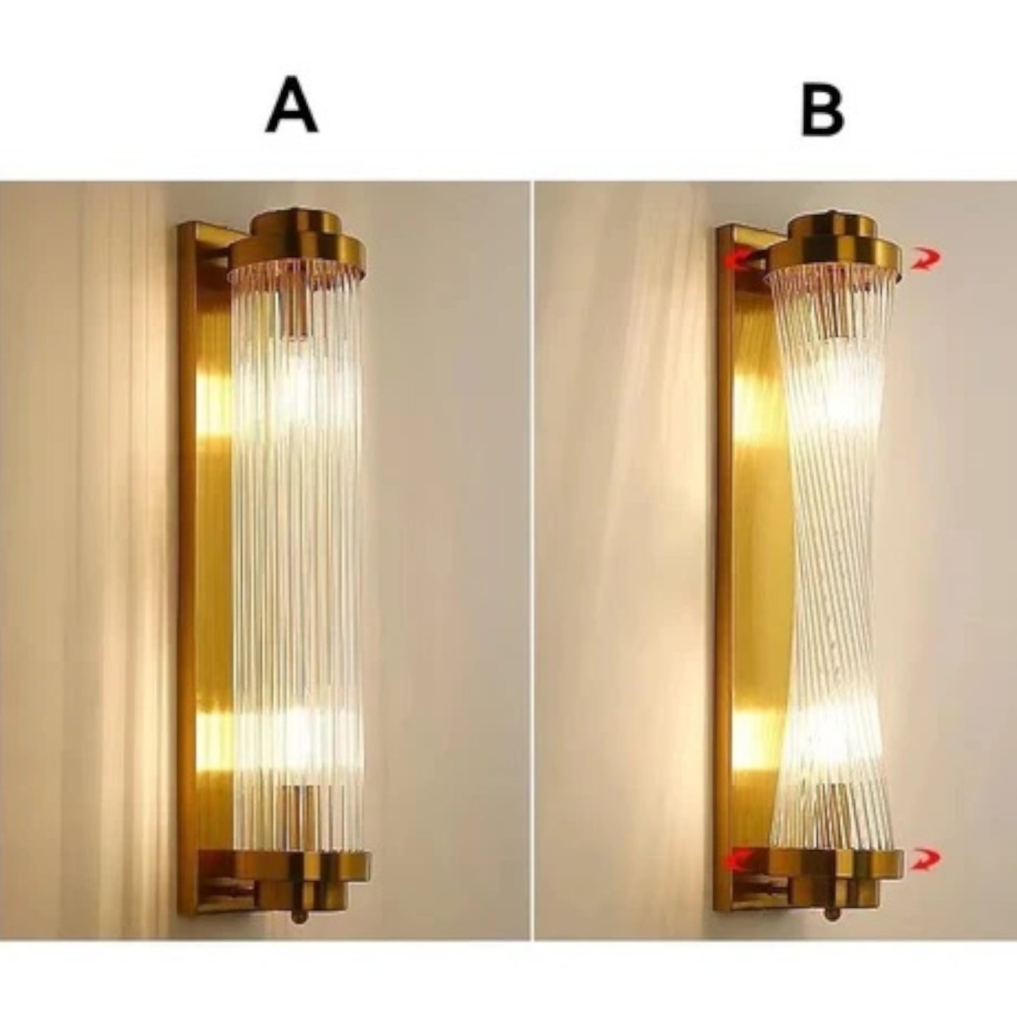 Lightigious™ Modern Design Crystal Wall Light"