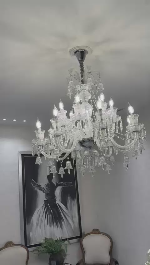 Lightigious™ – Luxury White Baccarat  Crystal Chandelier