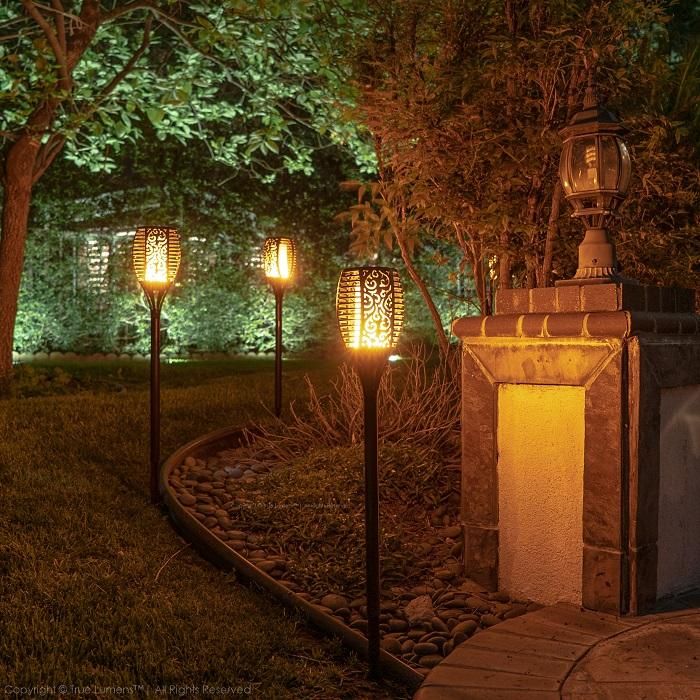 Lightigious™ - Solar Flame Flickering Torch Lamp – Waterproof LED Garden Lights