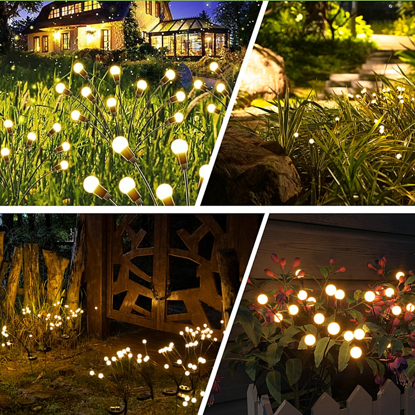 Lightigious™ - Set of 6 Solar Firefly Garden Lights