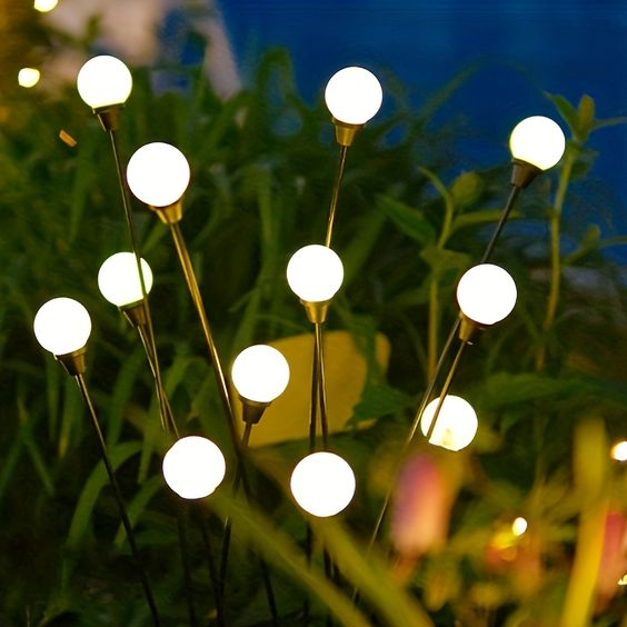Lightigious™ - Set of 6 Solar Firefly Garden Lights