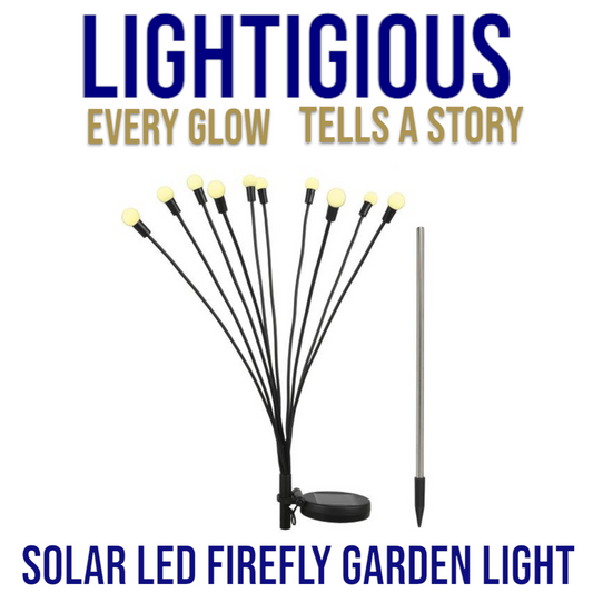 Lightigious™ - Set of 6 Solar Firefly Garden Lights