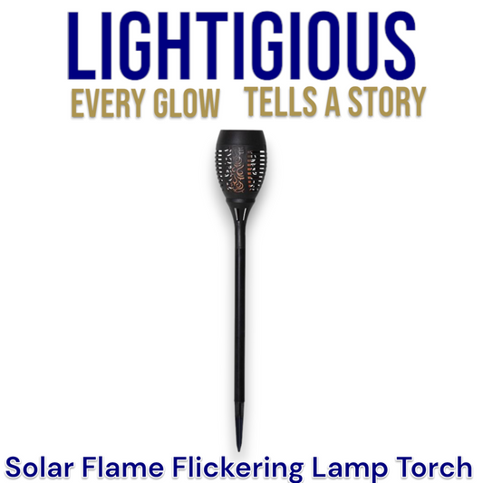 Lightigious™ - Solar Flame Flickering Torch Lamp – Waterproof LED Garden Lights