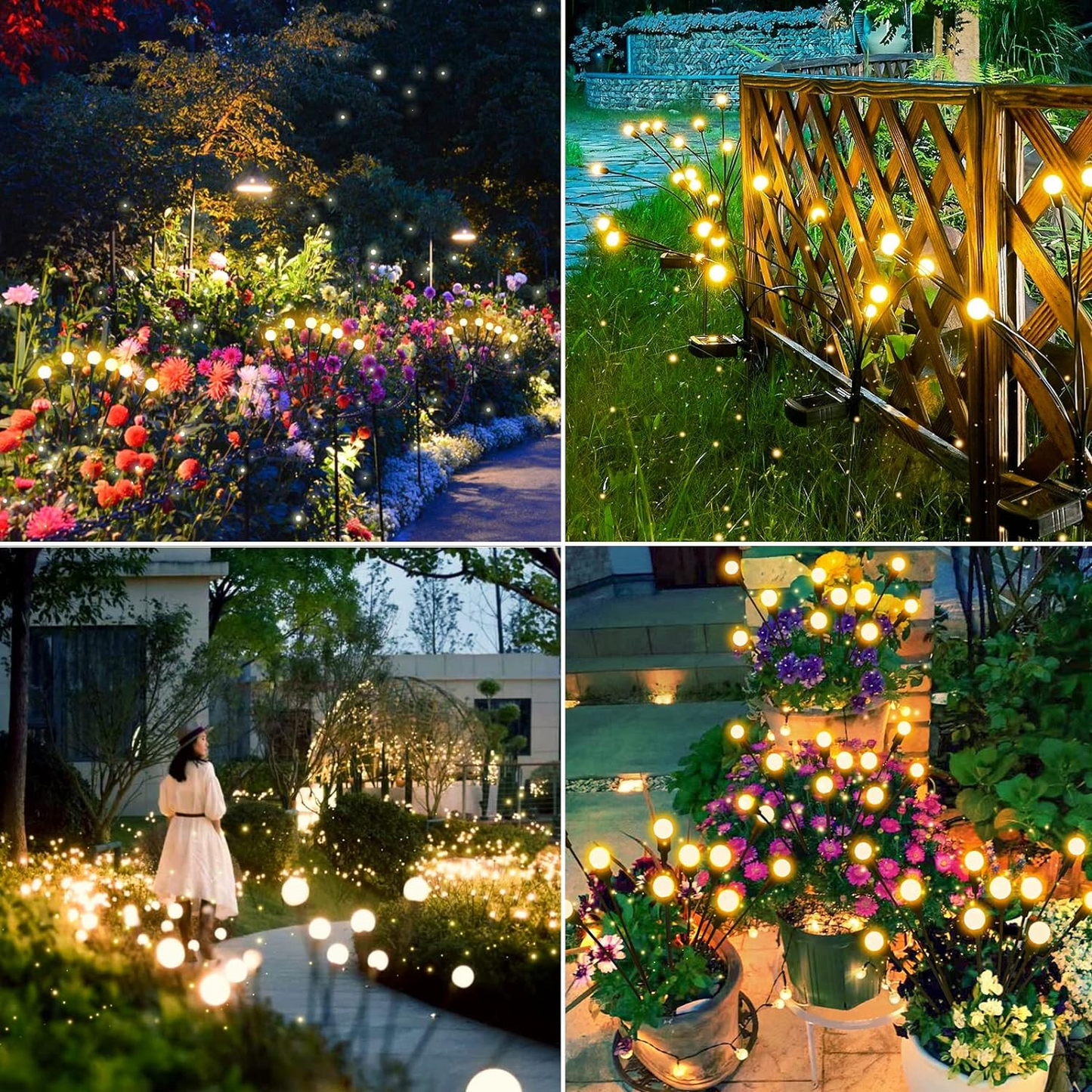 Lightigious™ - Set of 6 Solar Firefly Garden Lights