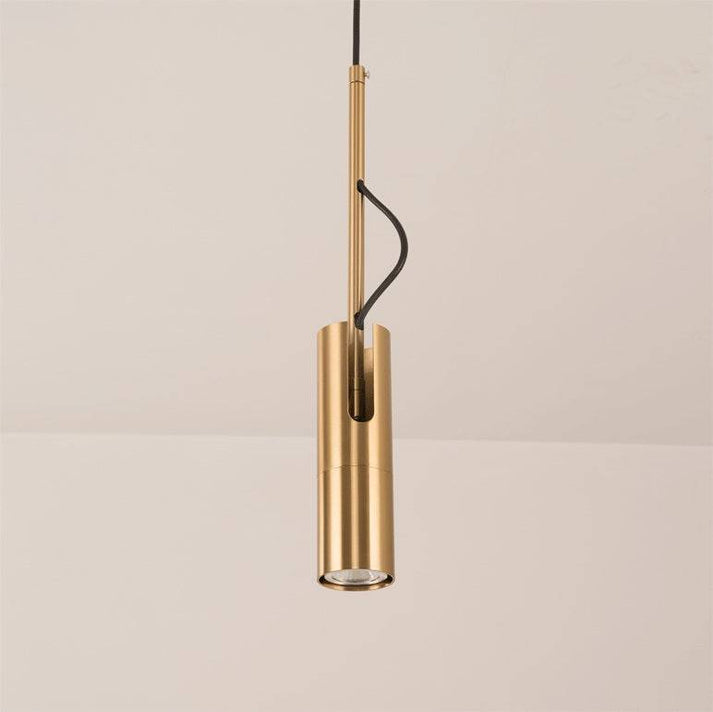 Lightigious™ – Golden Movable Cylinder Pendant Light
