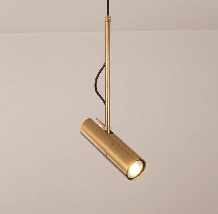 Lightigious™ – Golden Movable Cylinder Pendant Light