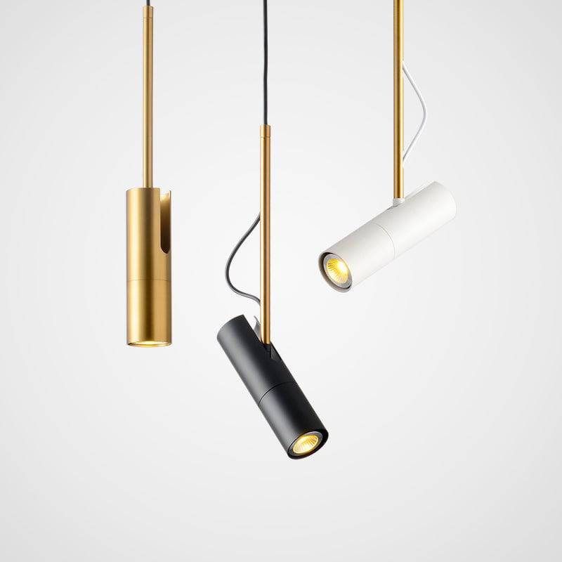 Lightigious™ – Golden Movable Cylinder Pendant Light